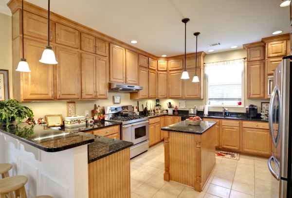 Maple Kitchen Cabinet Repair in Desoto